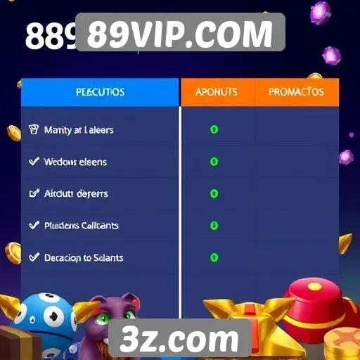 Comparativo entre 89VIP.COM e outros sites de jogos