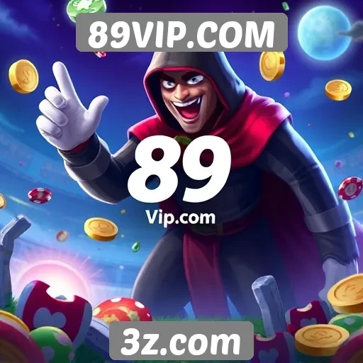 Variedade de jogos disponíveis em 89VIP COM